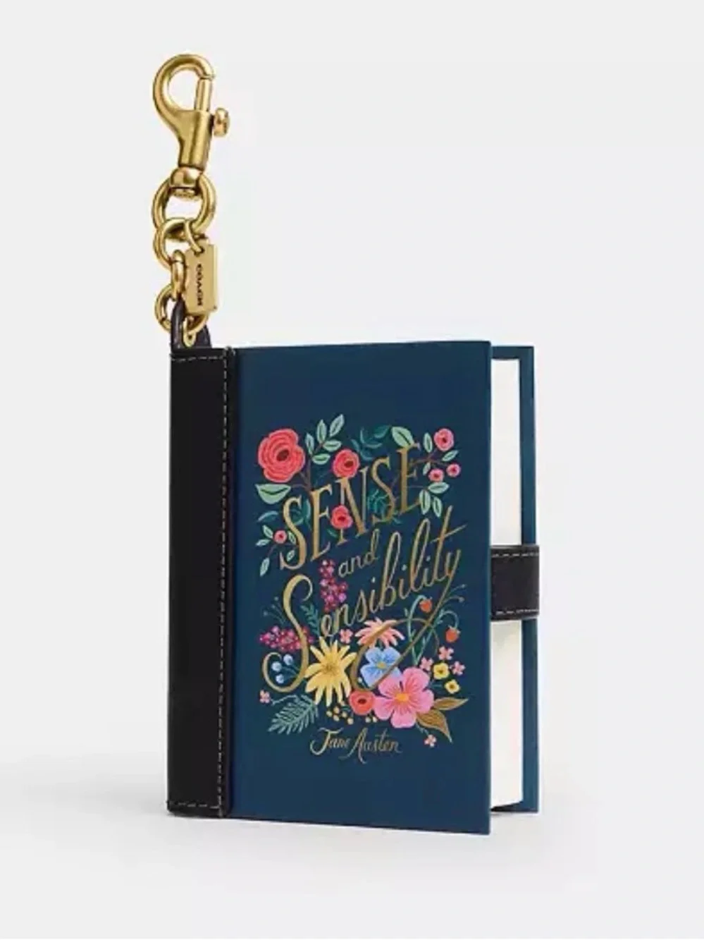 Coach Book Bag Charm - Sense and Sensibility by Jane Austen